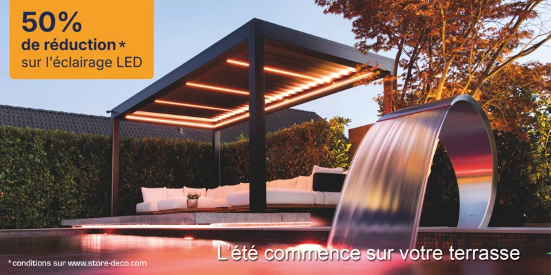 50% de remise sur l'éclairage LED