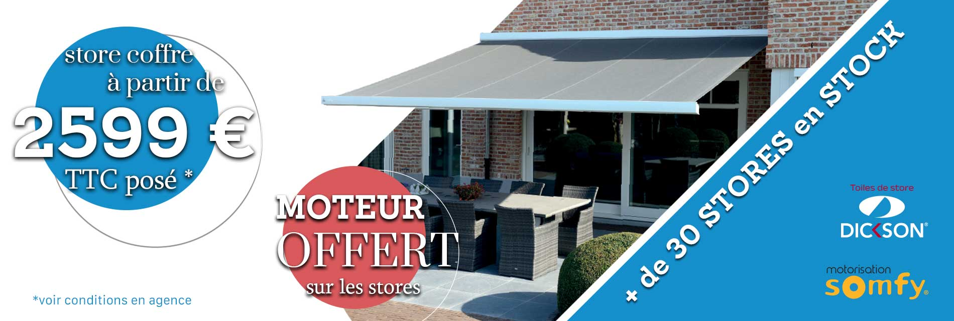 Votre store coffre à 2599 €