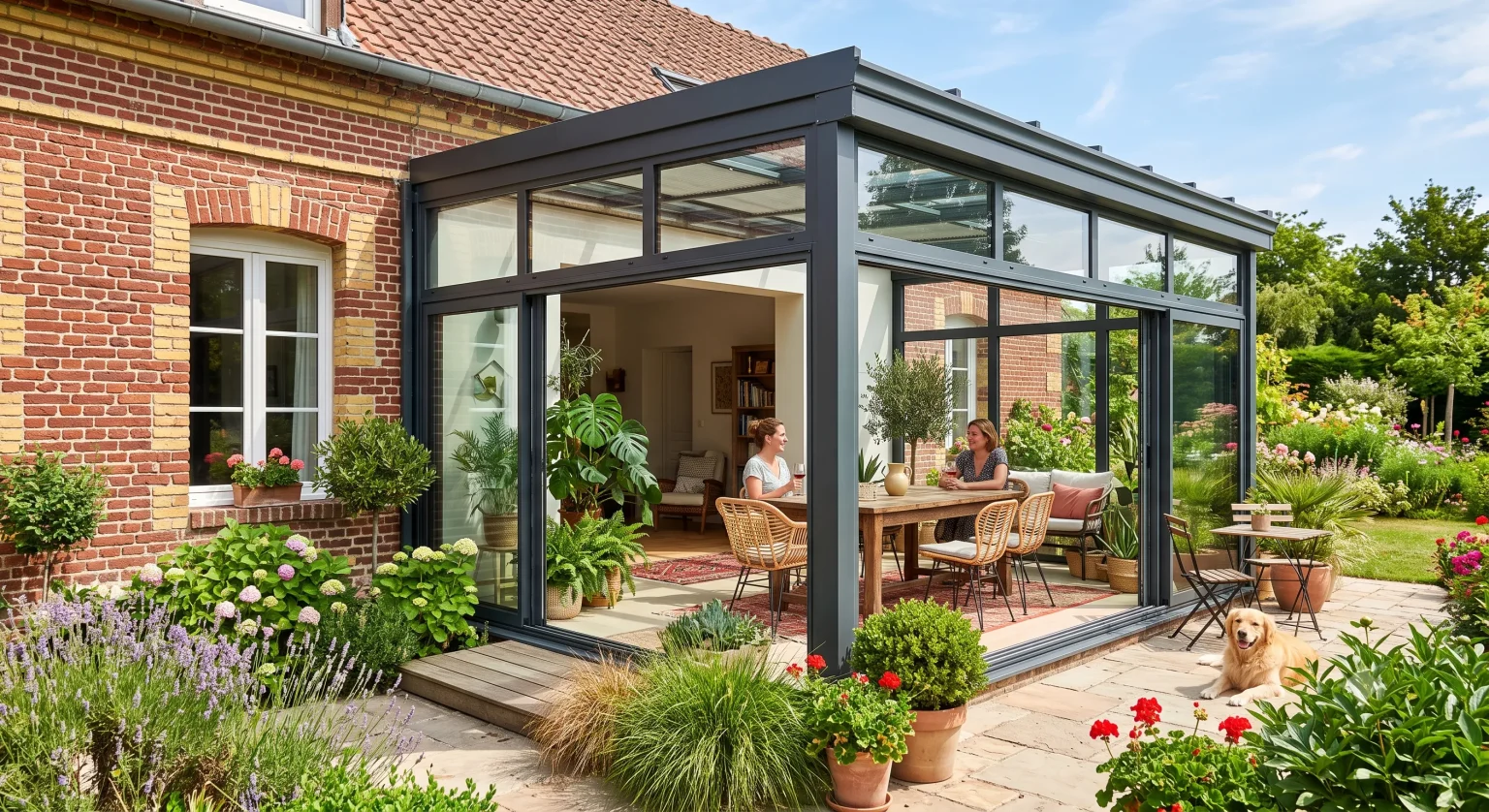 veranda sans permis construire