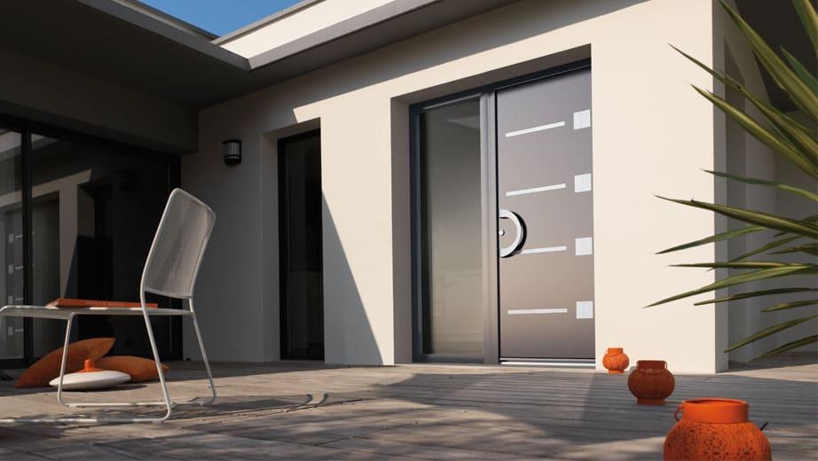 porte entree aluminium